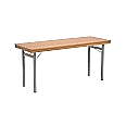 Klapptisch, 160x60 cm (B/T), 72 cm hoch, 4-Fuß,