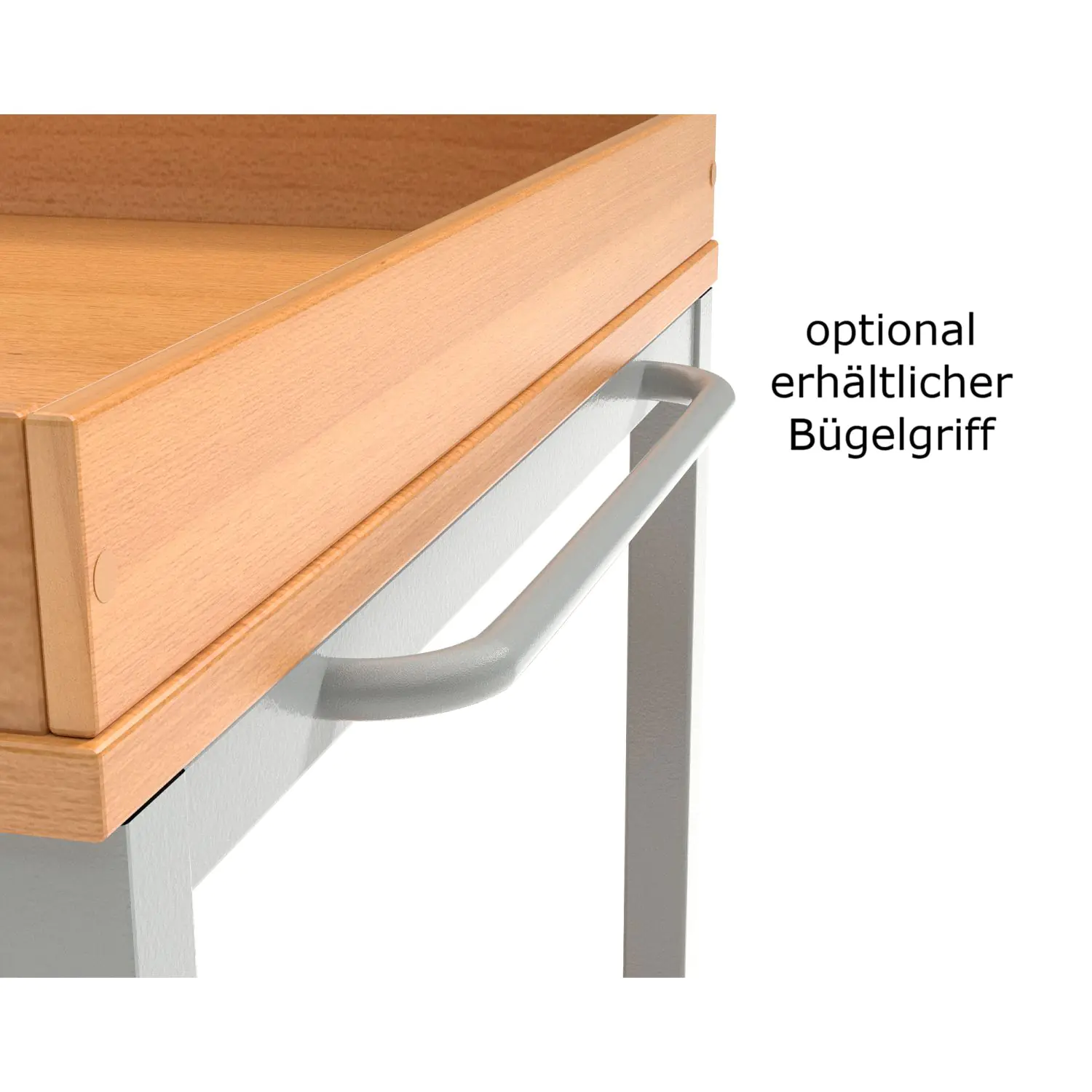 Mehrzweckwagen mit 3 Holz-Böden, 60x100 cm, (die beiden Unteren mit Aufkantung), aus der Kategorie Wagen mit Stahlrahmen