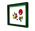 Info-Wandvitrine, 107 cm hoch, 107x6,5 cm (B/T), Rückwand Lederstruktur, aus der Kategorie Vitrinen