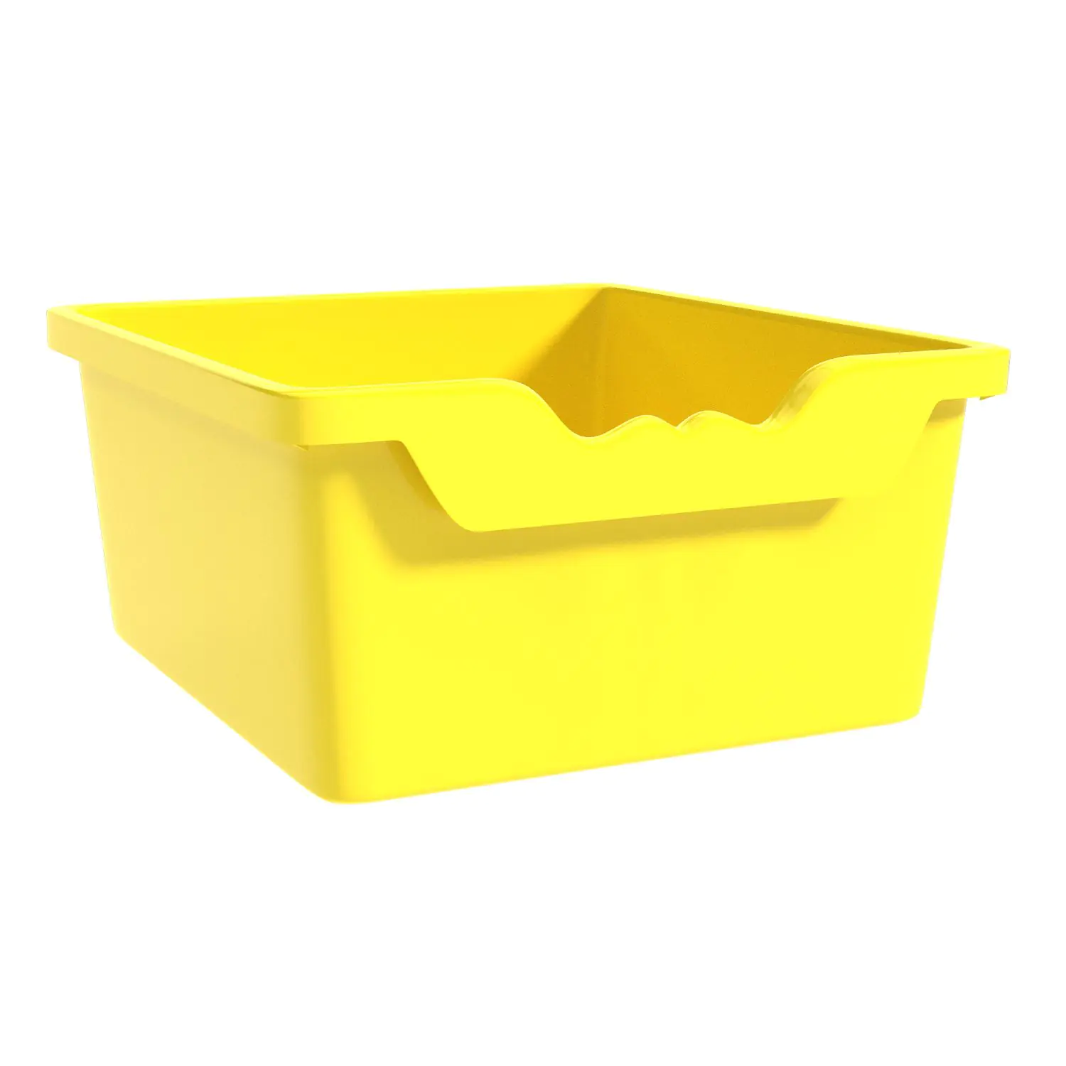 Aufbewahrungsbox Ergo Tray, 15 cm hoch, gelb,