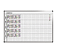 Klassen-Plantafel,  8 Stunden Mo-Fr, für 40 Klassen, 103x177 cm,