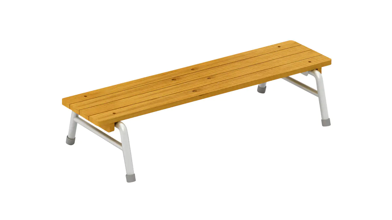 Outdoor-Bank 120 cm, klappbar Maße B/H/L: 28 x 26 x 120 cm, Sitzhöhe: 26 cm aus der Kategorie Outdoor