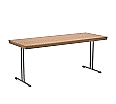 Klapptisch, 180x70 cm (B/T), 72 cm hoch, T-Fuß,