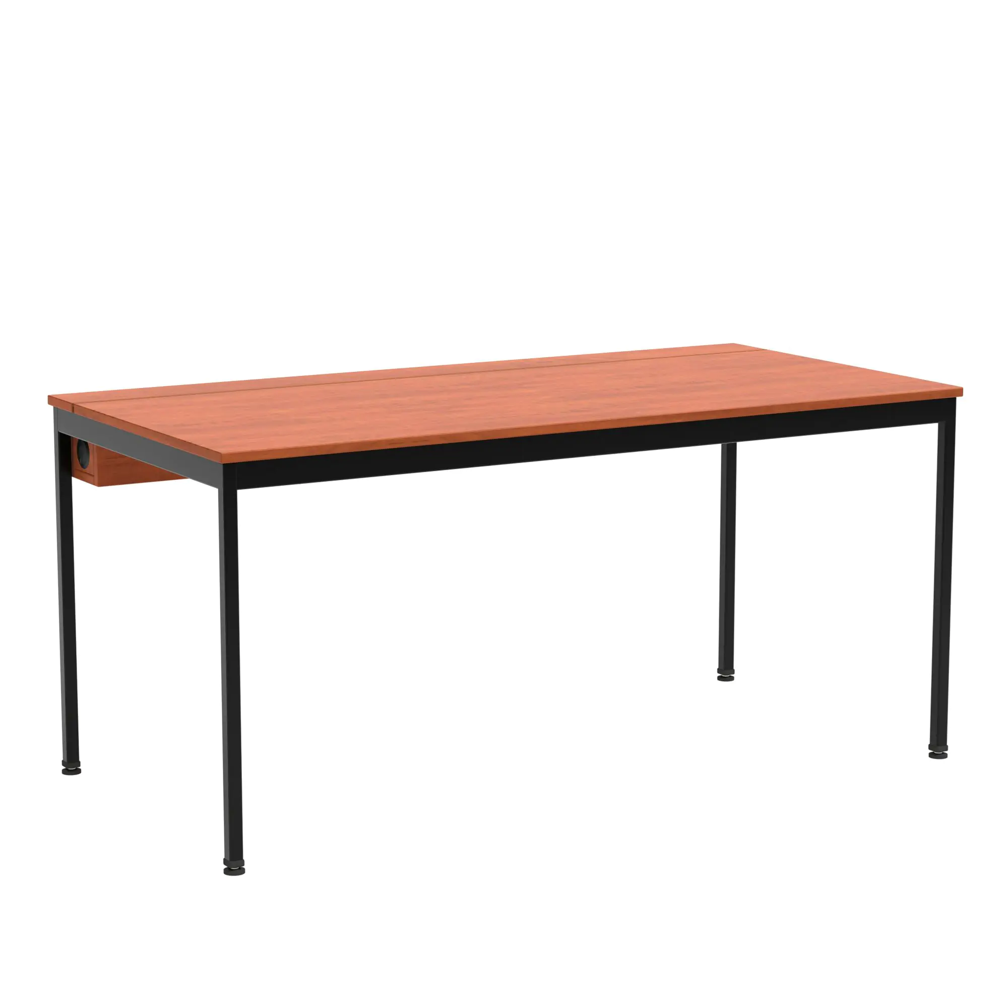 EDV-Tisch, 160x80 cm (B/T), 72 cm hoch, Holzkabelkanal mit Deckel, aus der Kategorie EDV-Tische