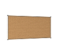Korktafel 180x 90 cm, ohne Ablage,