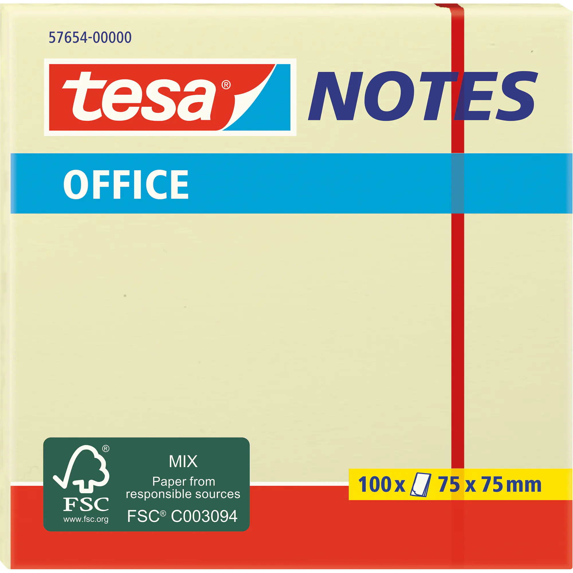 tesa Haftnotiz Office Notes 75x75mm 100Bl. ge aus der Kategorie Papiere