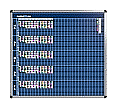 Klassen-Plantafel, 12 Stunden Mo-Fr, für 30 Klassen, 123x137 cm,