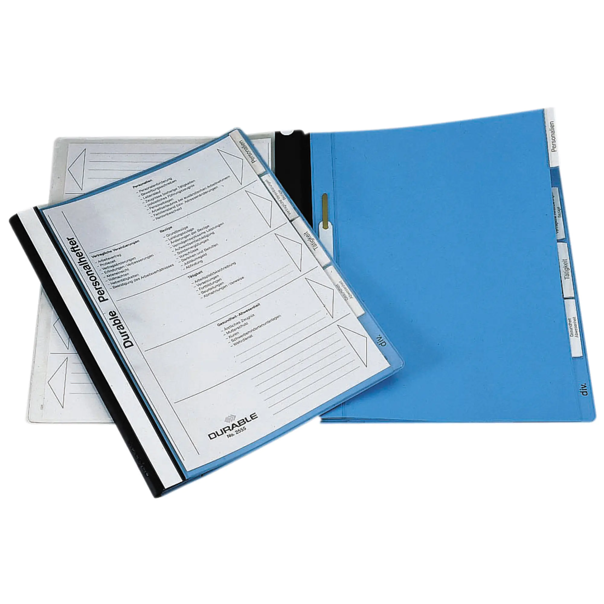 Durable Personalhefter DIN A4 5fach Unterteilung blau aus der Kategorie Registraturen