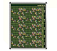 Personal-Raum-Plan, 12 Stunden, 43 Spalten, 123x97 cm,