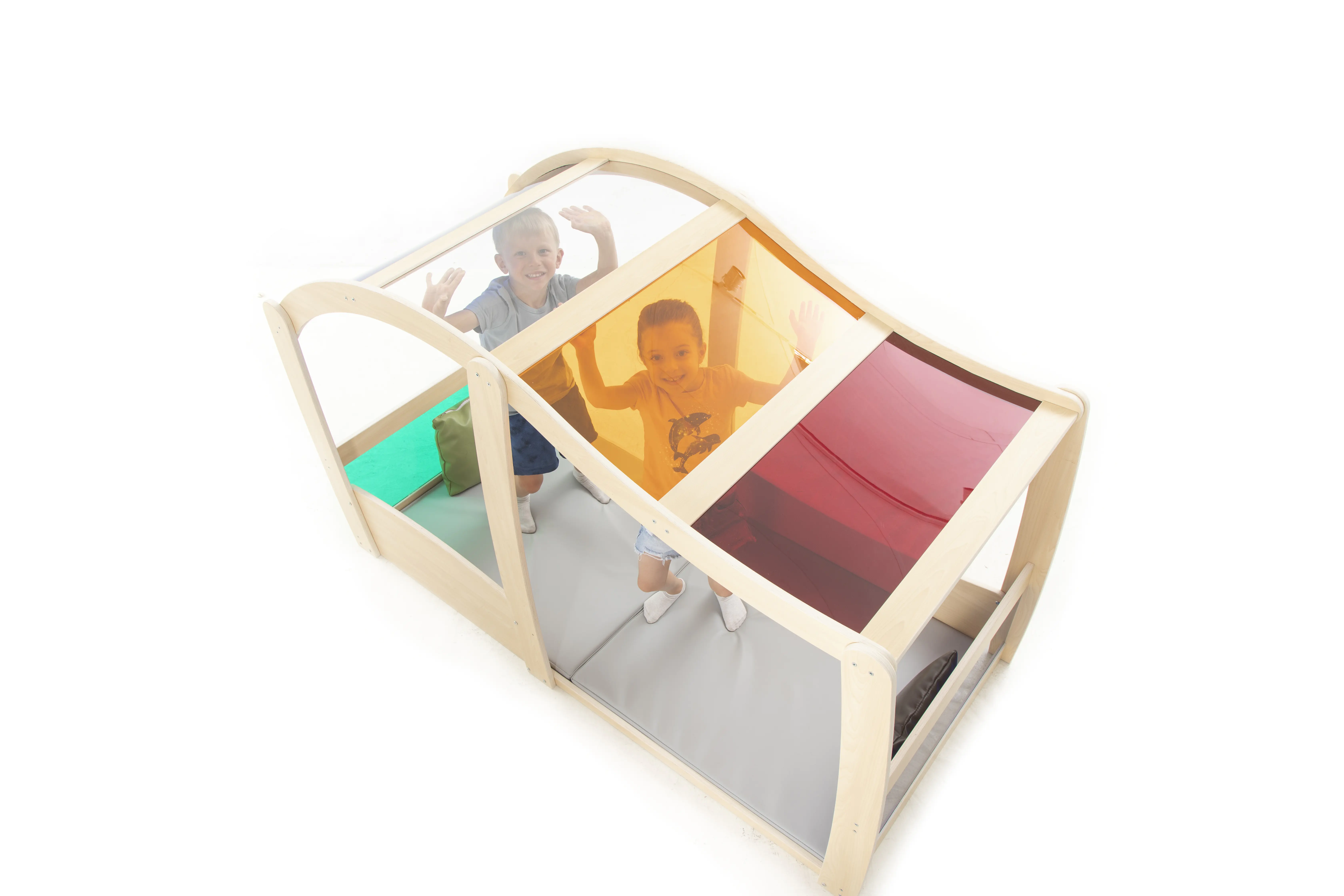 Wisdom Regenbogen | Spielhaus | 188 x 79 x 121 cm | Holz aus der Kategorie Bausteine & Spiellandschaften