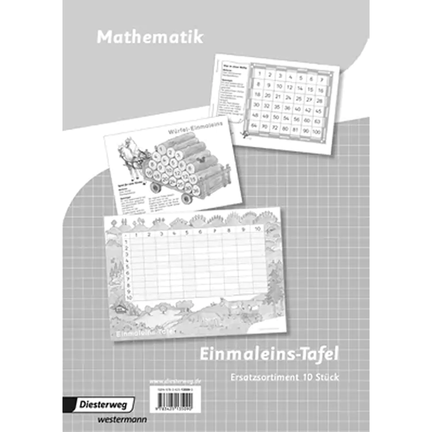 Flex und Flo 1 - Ersatzsortiment. 10 Sätze Einmaleinstafel aus der Kategorie Mathematik