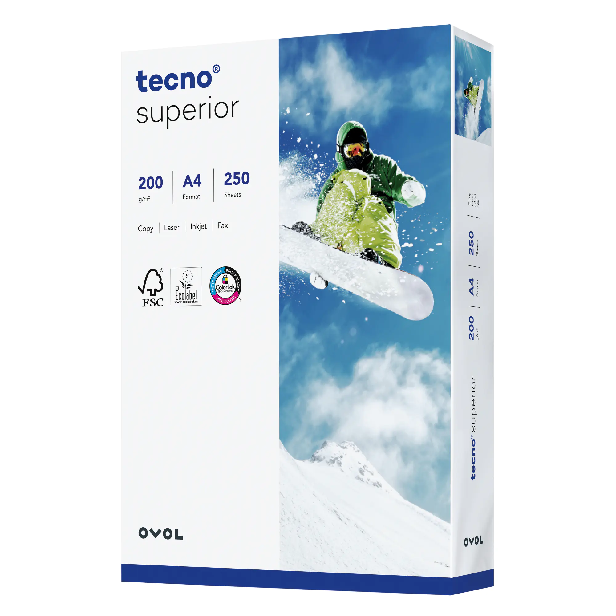 inapa tecno Kopierpapier superior A4 200g 250Bl. aus der Kategorie Papiere