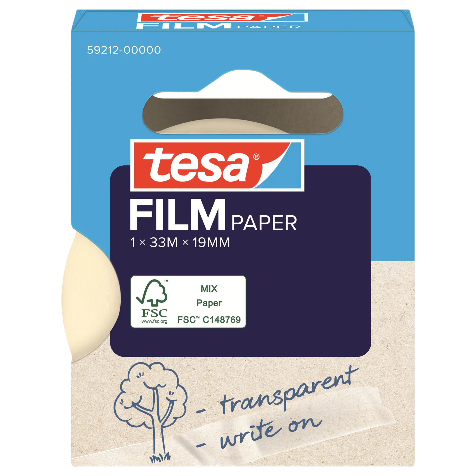 tesa Klebefilm Paper 33x19mm aus der Kategorie Kleber & Befestigung