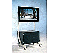 Flat-Screen-Wagen bis  50 Zoll Diagonale, Höhe 172 cm, 94x65 cm (B/T) aus der Kategorie Rollwagen