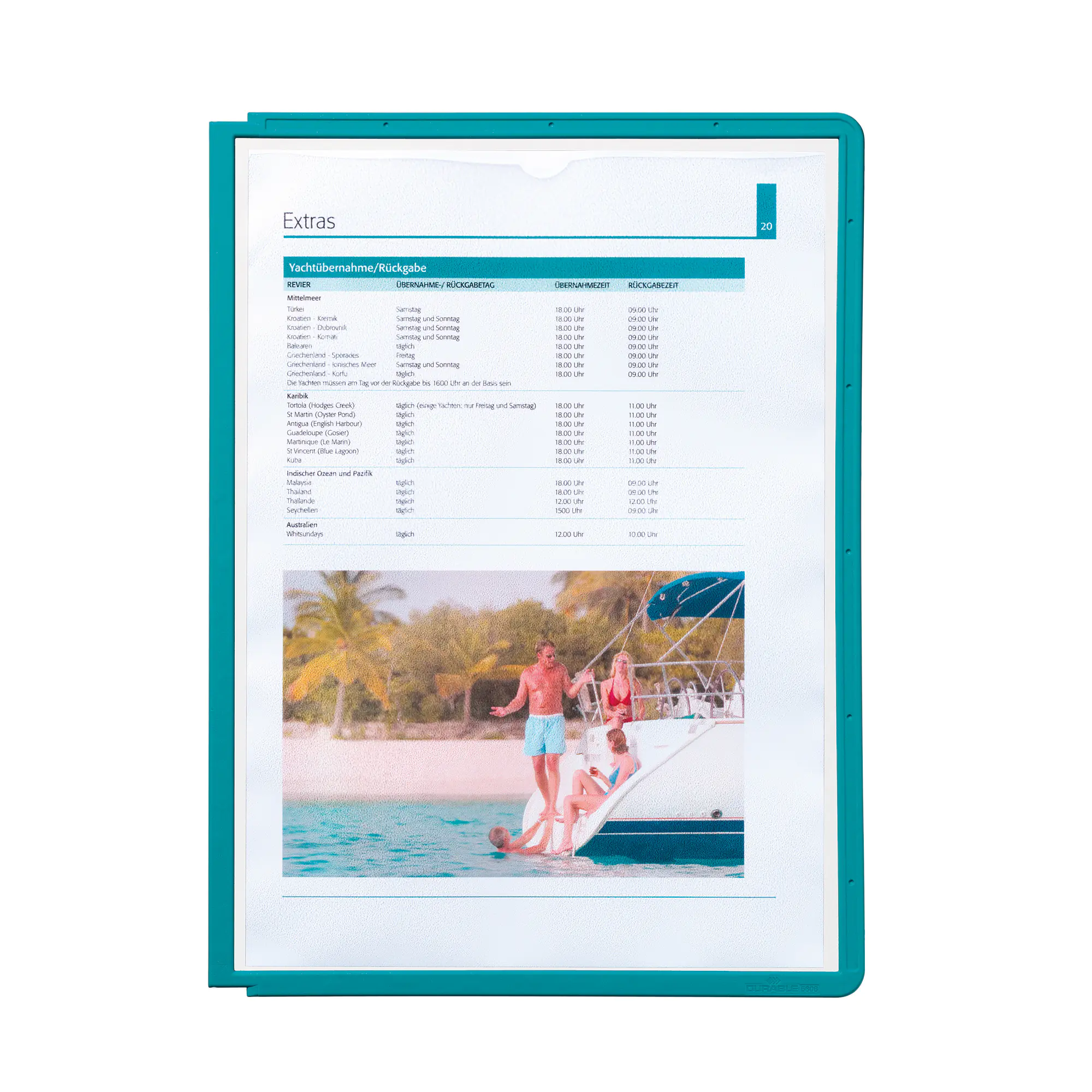 Durable Sichttafel SHERPA Panel DIN A4 PP gn aus der Kategorie Sichttafelsysteme
