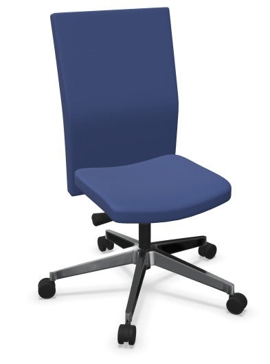 Bürodrehstuhl mit hoher Rückenlehne, ohne Armlehnen, SYNCHRO-Mechanismus aus der Kategorie Sitzmöglichkeiten für Erzieher und Erzieherinnen