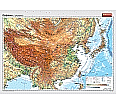 Wandkarte Ostasien, phys.(Vorderseite), polit.(Rückseite), 202x147cm aus der Kategorie Wandkarten Asien