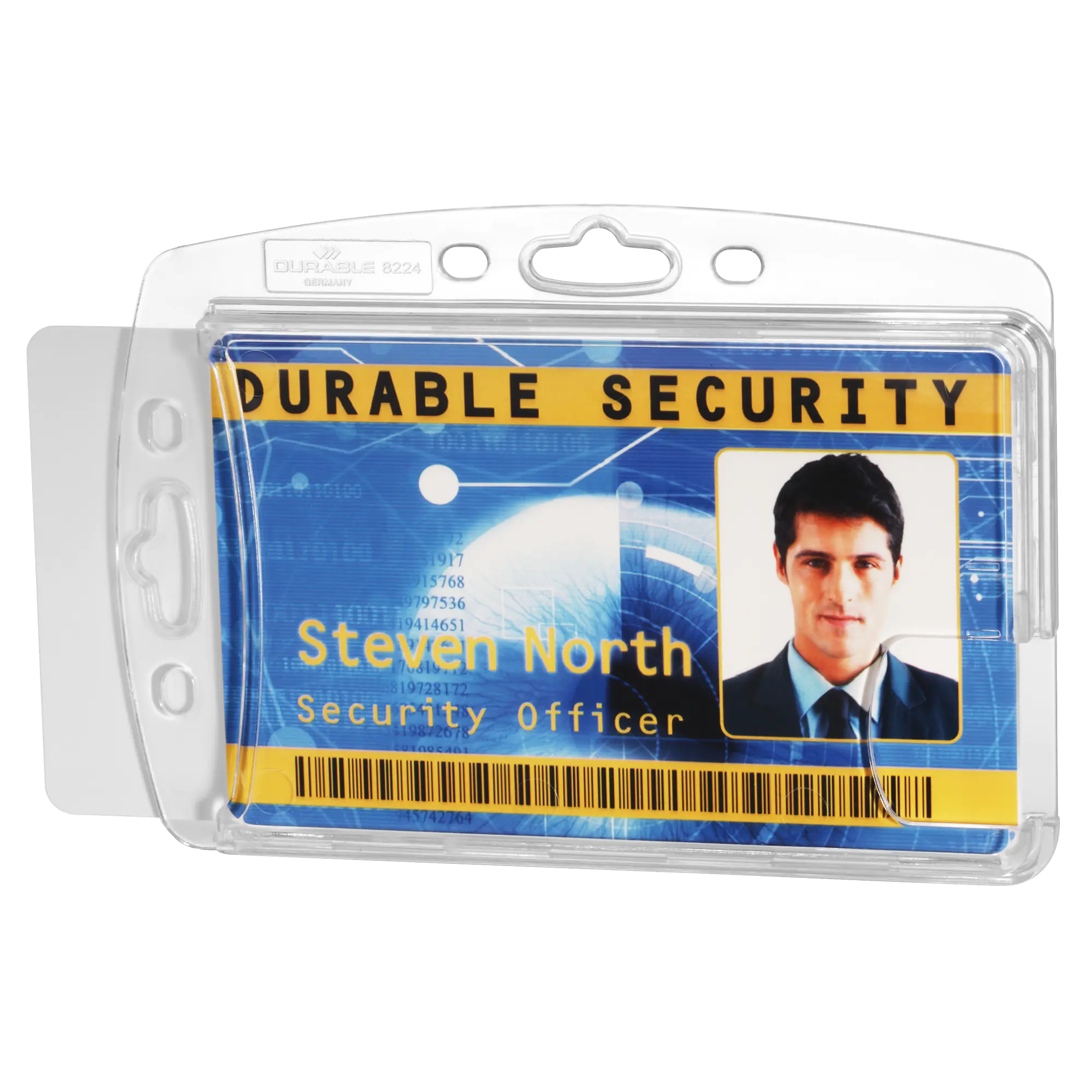 Durable Namensschild Doppelbox transparent 10St. aus der Kategorie Namensschilder