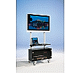 Flat-Screen-Wagen bis  42 Zoll Diagonale, Höhe 170 cm, 86x52 cm (B/T),