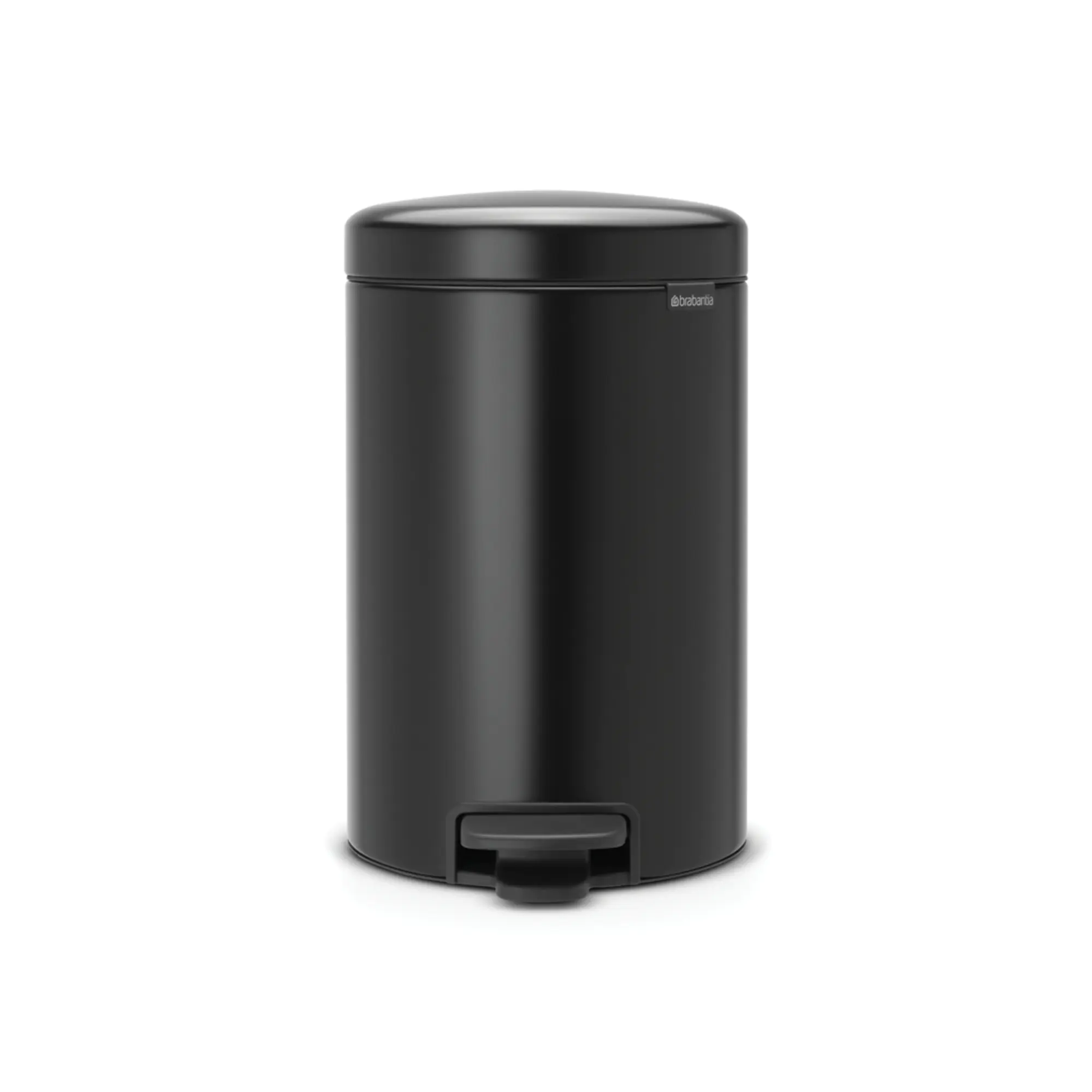 Brabantia NewIcon Treteimer 12L matt schwarz aus der Kategorie Abfallentsorgung