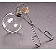 Kolbenzange, 220 mm lang, für Kolben von 15-60 mm, Edelstahl aus der Kategorie Reagenzglashalter
