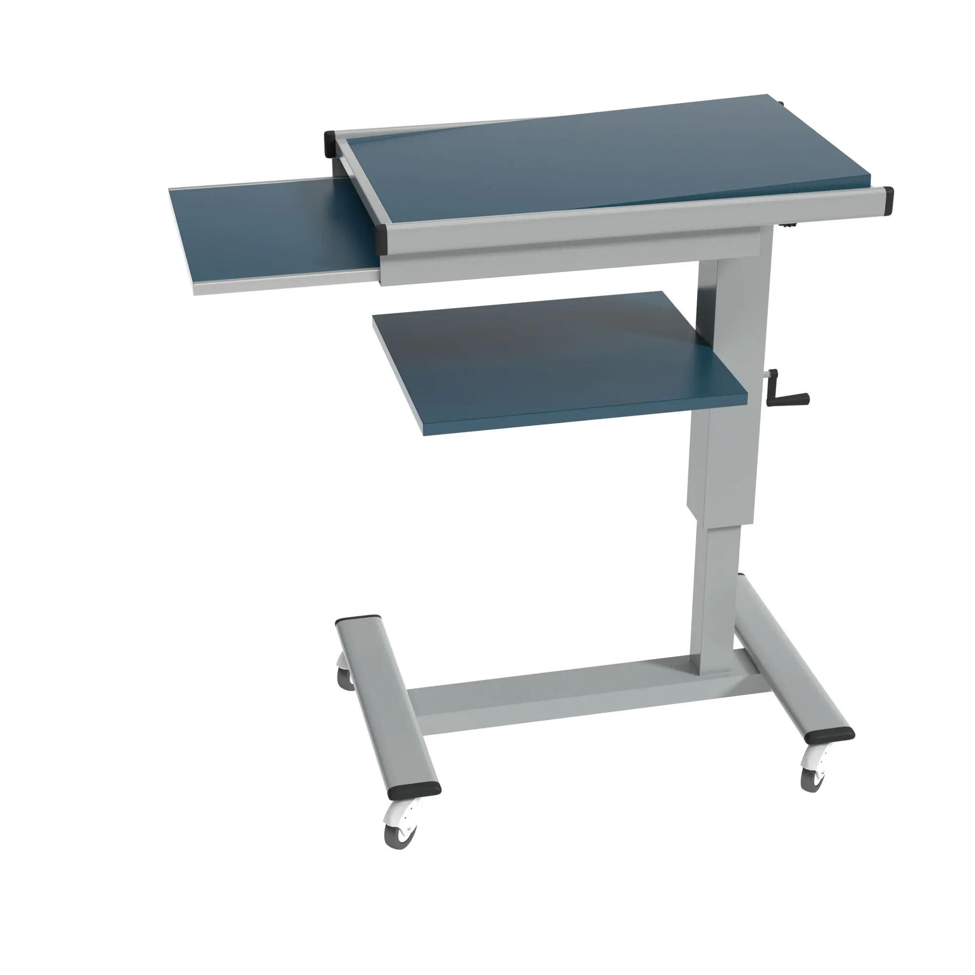 Projektionswagen, höhenverstellbar  87-116 cm, 3 Ablageflächen, aus der Kategorie Schulbeamerwagen