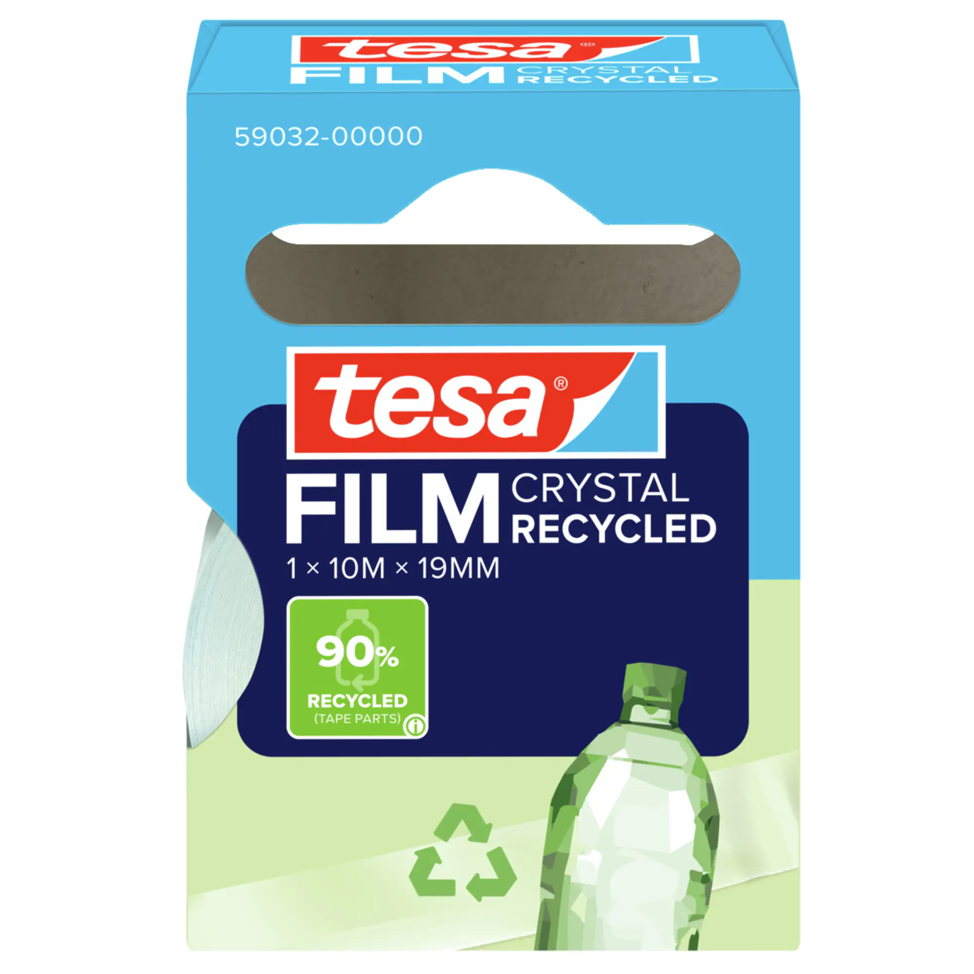 tesa Klebefilm CRYSTAL RECYCLED 19mmx10m aus der Kategorie Klebebänder