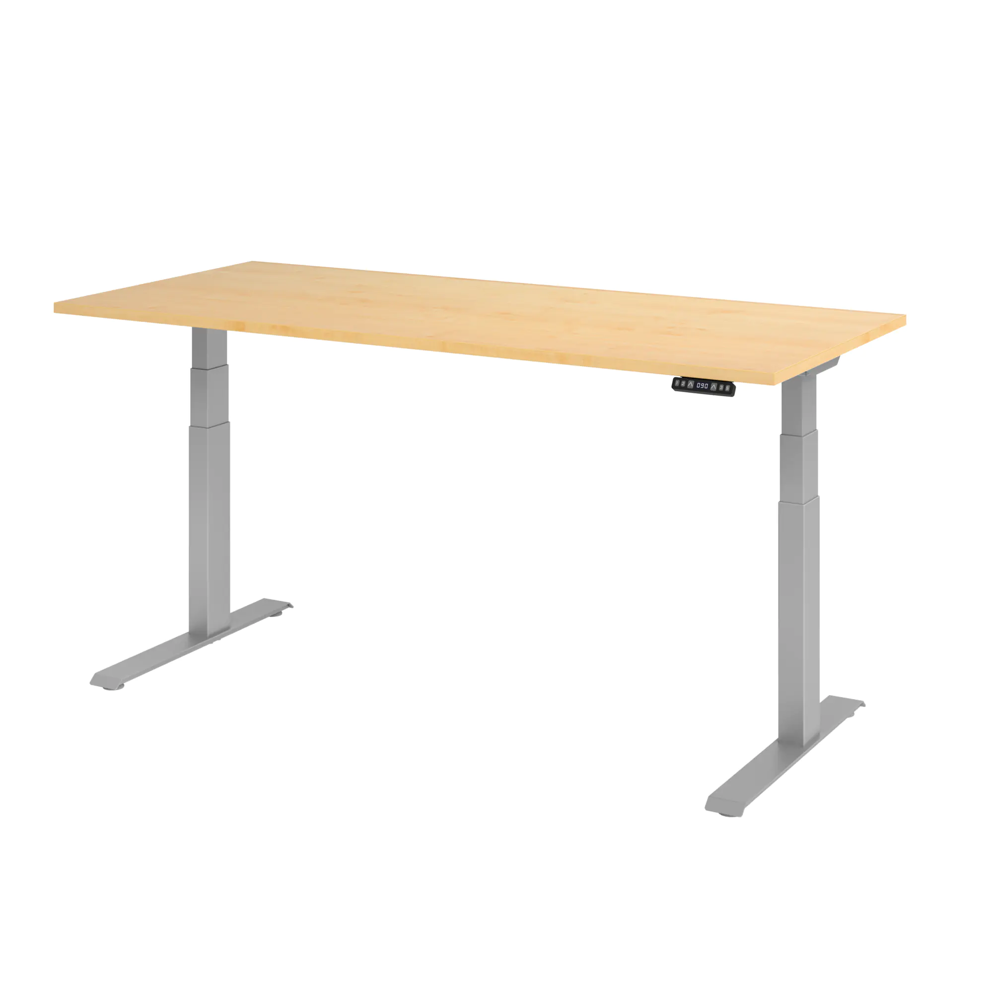 Hammerbacher Schreibtisch el 180x80cm si/ahorn aus der Kategorie Tische
