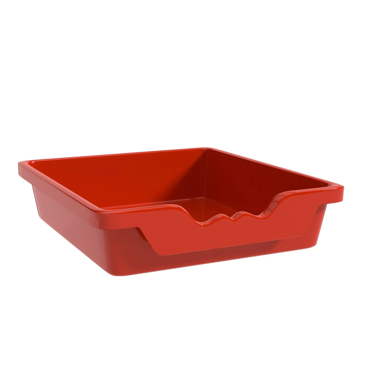 Aufbewahrungsbox Ergo Tray,  7 cm hoch, rot,