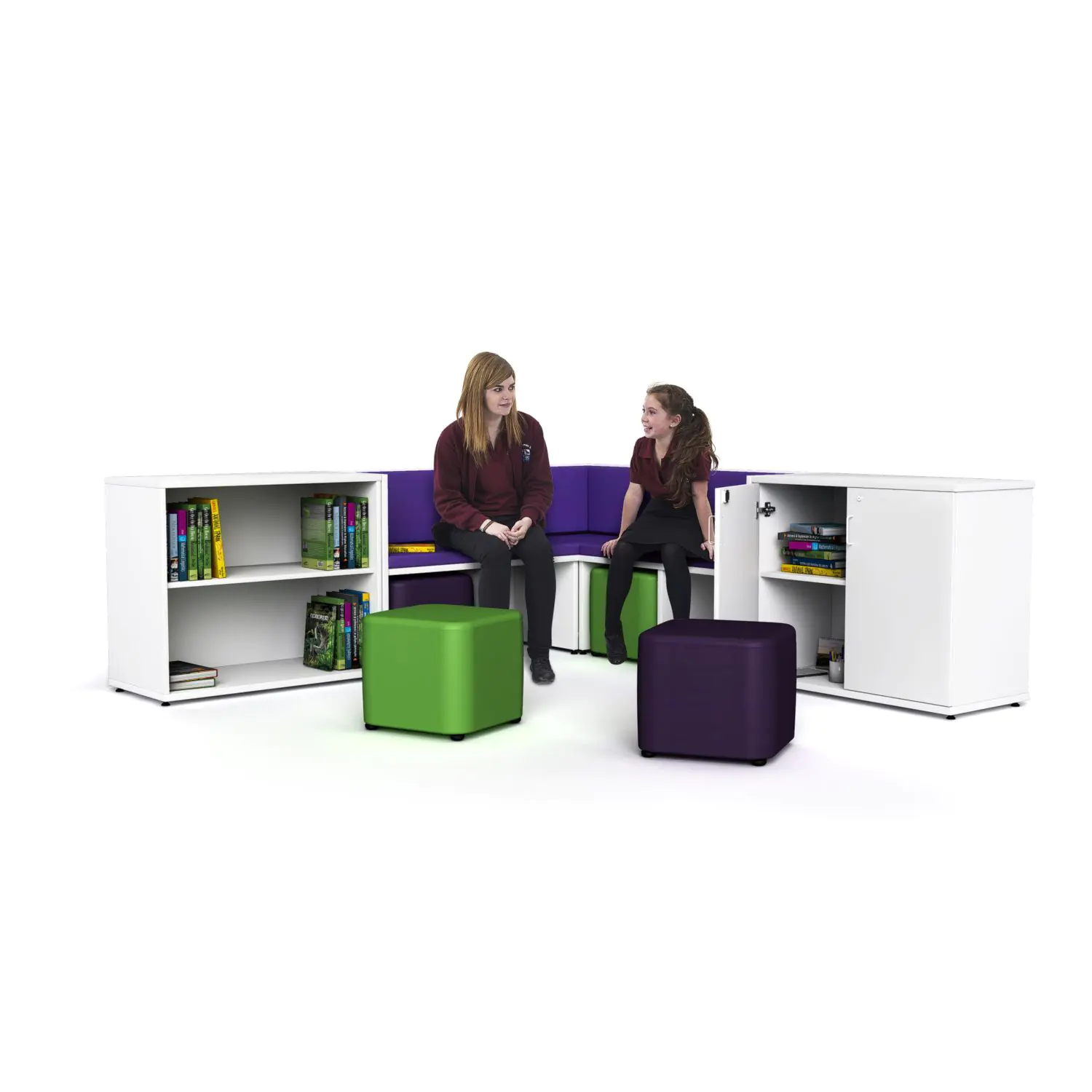 Höhenverstellbarer Tisch, MFMDF Platte, Durchmesser: 60 cm, H: 78-122 cm aus der Kategorie Lehrertische