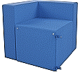 Sitzelement Sessel-Ecke, 70 x 70 x 70 cm, Sitzhöhe 42 cm