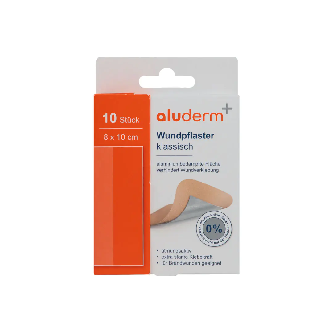 aluderm Wundpflaster klassisch 8 cm x 10 cm aus der Kategorie Erste Hilfe