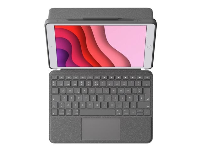 Logitech Combo Touch | Tastaturhülle | QWERTZ - Deutsch | Oxford Grau aus der Kategorie Logitech