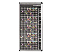 Personal-Raum-Plan, 12 Stunden, 23 Spalten, 123x57 cm,