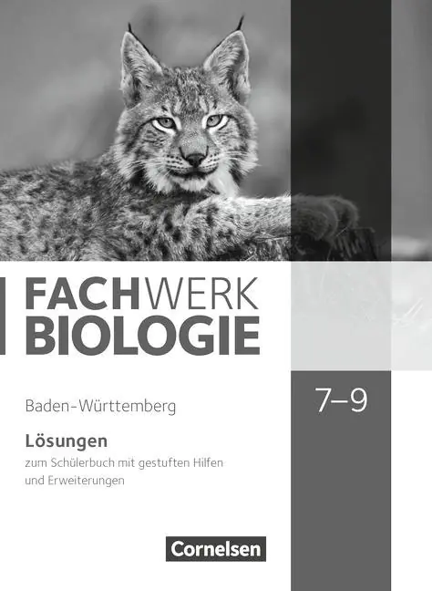 Fachwerk Biologie 7.-9. Schuljahr. Lösungen. Baden-Württemberg aus der Kategorie Biologie