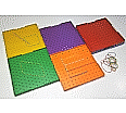 6-er Geobrettsatz, beidseitig, rechtwinklig und aus Kunststoff, inkl. Gummiringen aus der Kategorie Geometrie