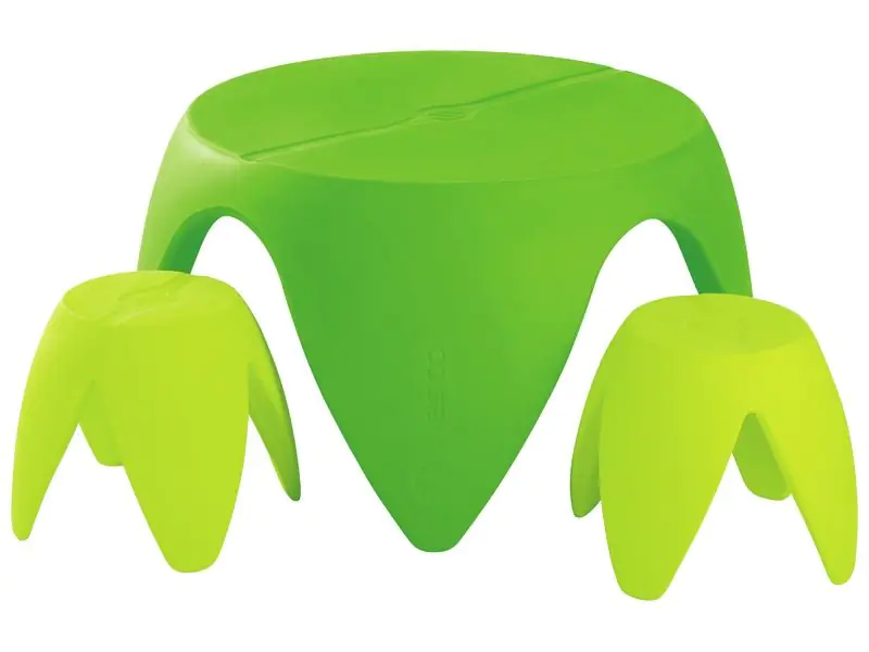 Tisch Flora Durchmesser 79 cm, Tischhöhe 47 cm aus der Kategorie Hocker