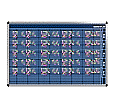 Personal-Raum-Plan,  8 Stunden, 83 Spalten, 103x177 cm,