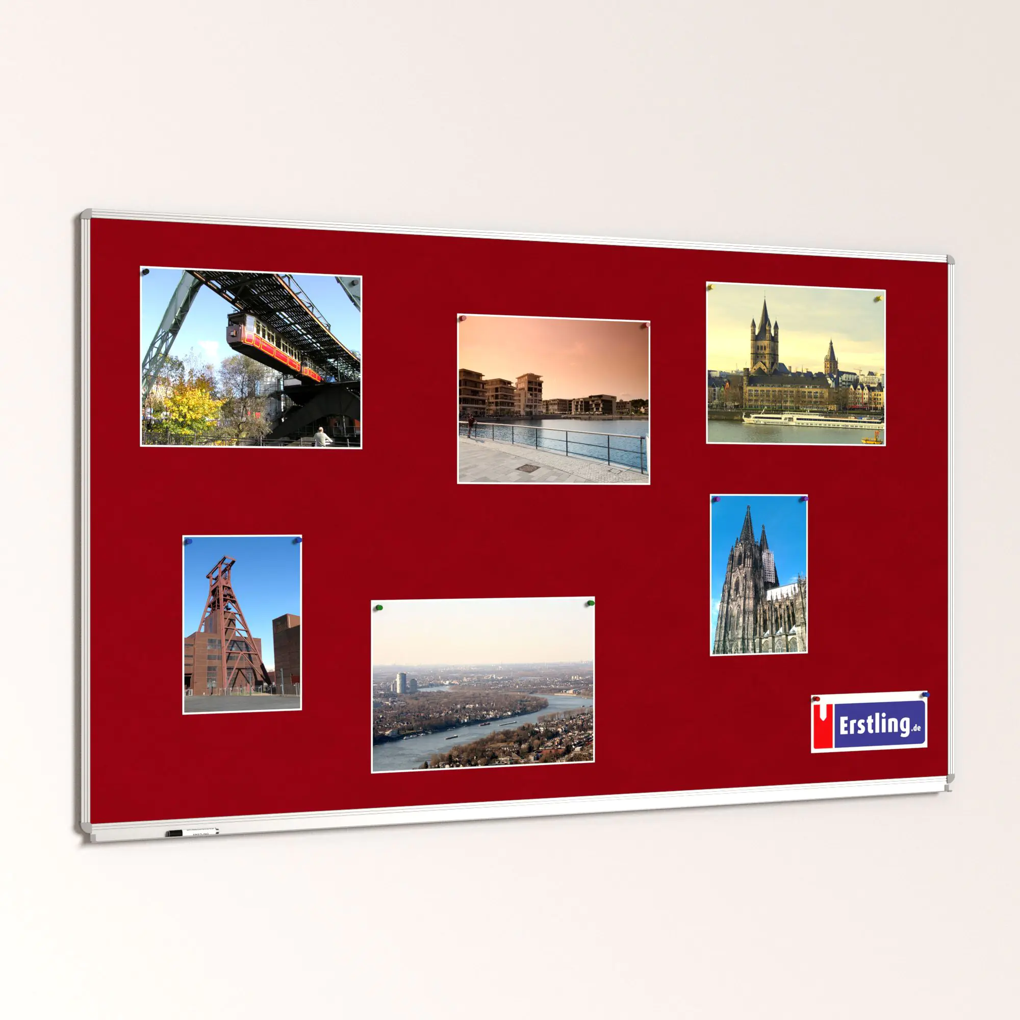 Textiltafel 200x120 cm, mit durchgehender Ablage,