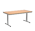 Klapptisch, 160x80 cm (B/T), 72 cm hoch, T-Fuß, aus der Kategorie Tische