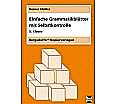 Einfache Grammatikblätter mit Selbstkontrolle. 5. Klasse aus der Kategorie Deutsch