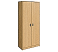 Hochschrank, mit 2 Türen, mit  Mittelwand, je 4 verstellbare Fachböden aus der Kategorie Hochschränke