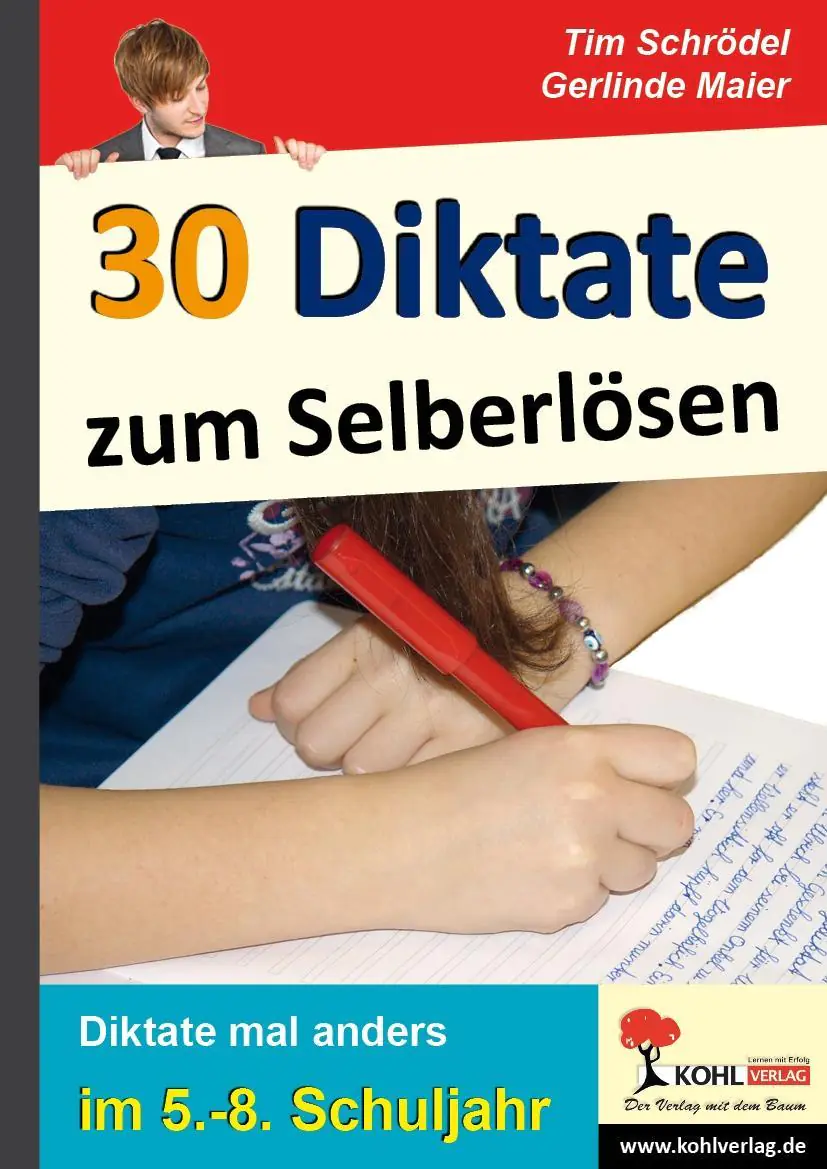 30 Diktate zum Selberlösen aus der Kategorie Schulbücher