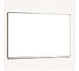 Whiteboard, 150x100 cm, mit durchgehender Ablage, Stahlemaille weiß, aus der Kategorie Whiteboards