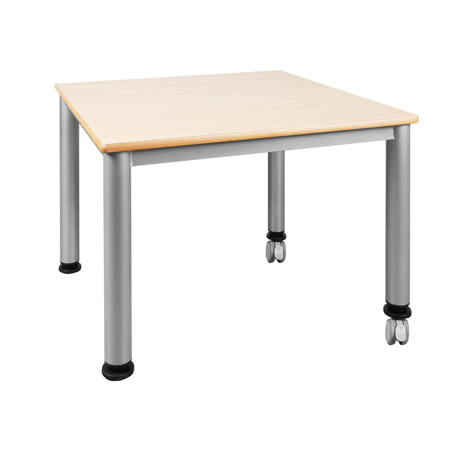 Quadrattisch mit zwei Rollen B/T 60 x 60 cm aus der Kategorie Tische Allgemein