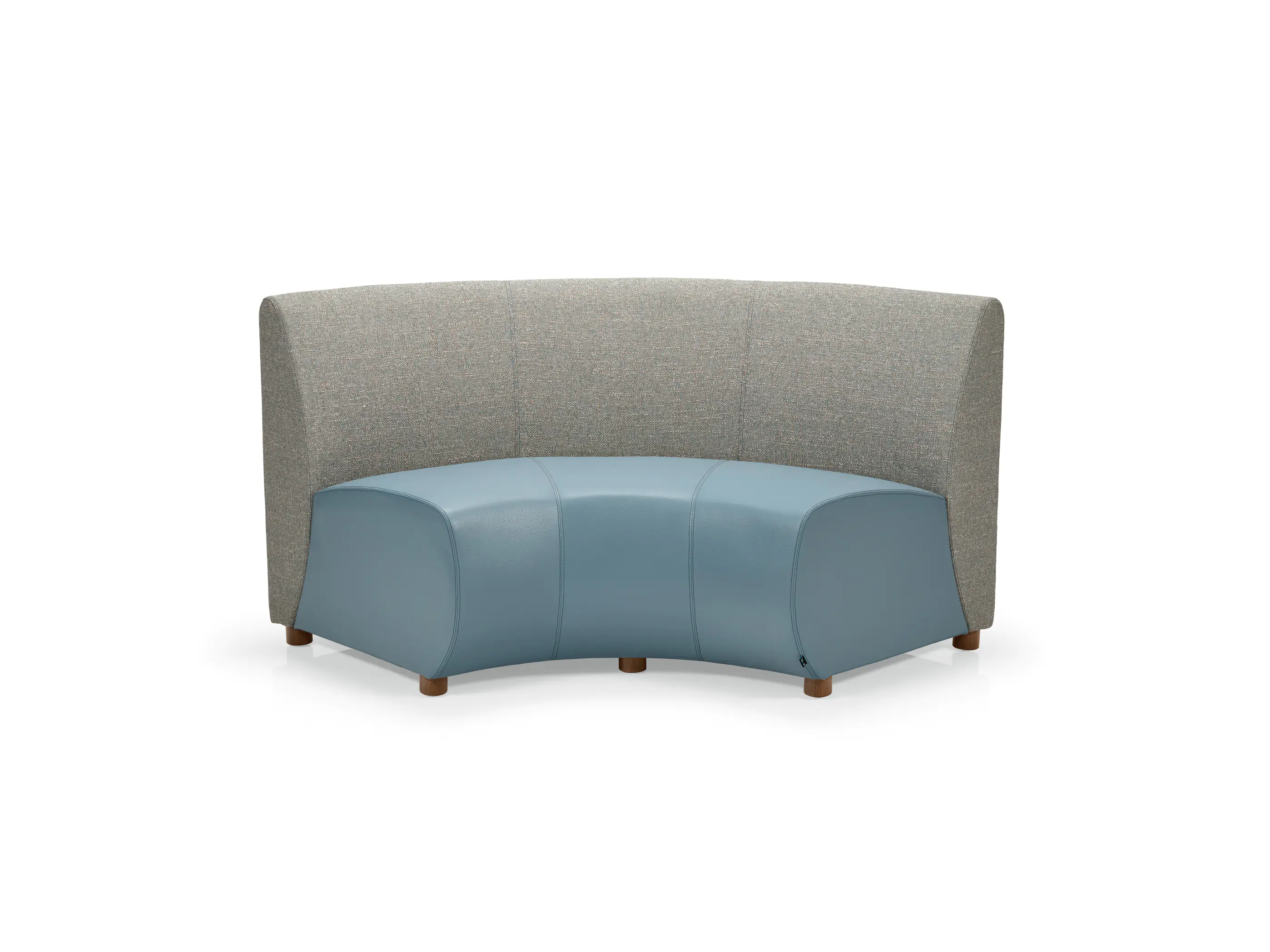 Modulares Bank-System „Pop“, Ecke groß rund mit Rückenlehne aus der Kategorie Sessel, Sofa