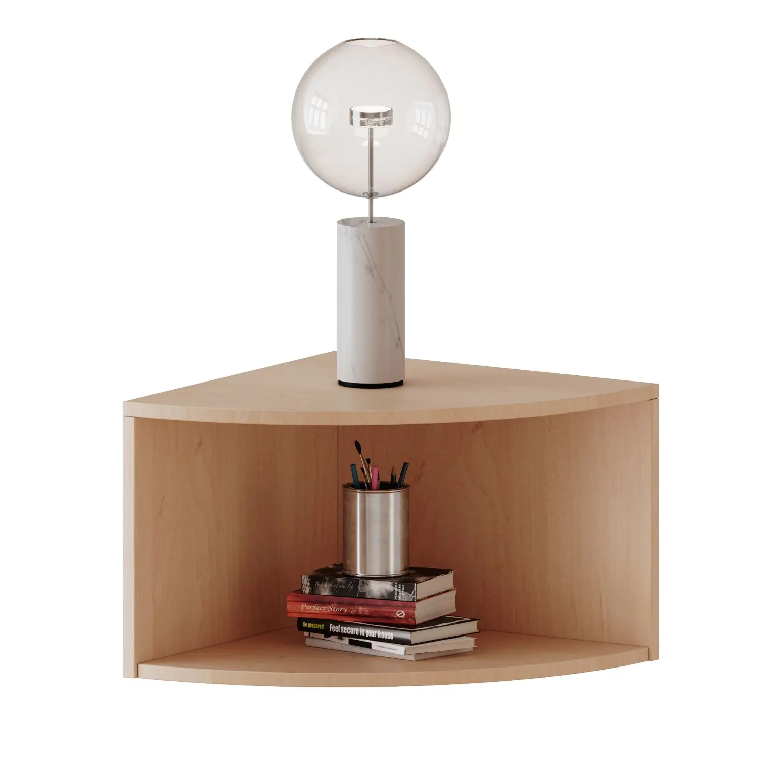 Außenecke Aufsatz, 1 OH, Viertelkreis, links, B/H/T 60 x 36 x 60cm aus der Kategorie Regale allgemein