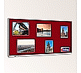 Textiltafel 200x100 cm, mit durchgehender Ablage, aus der Kategorie Präsentationsflächen & -ausstattung