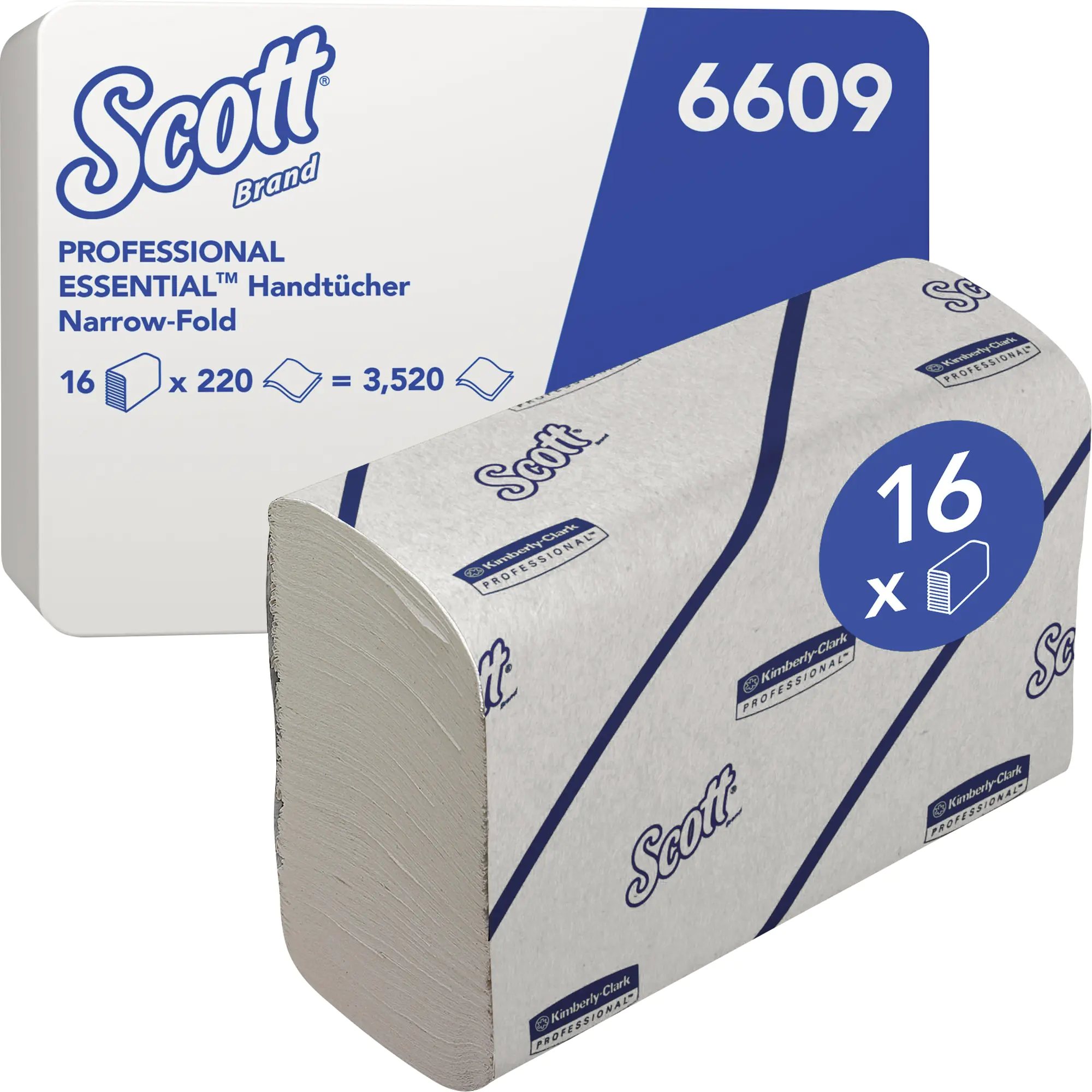Scott Papierhandtuch Essential 2lg. ws 16x220Bl. aus der Kategorie Hygiene
