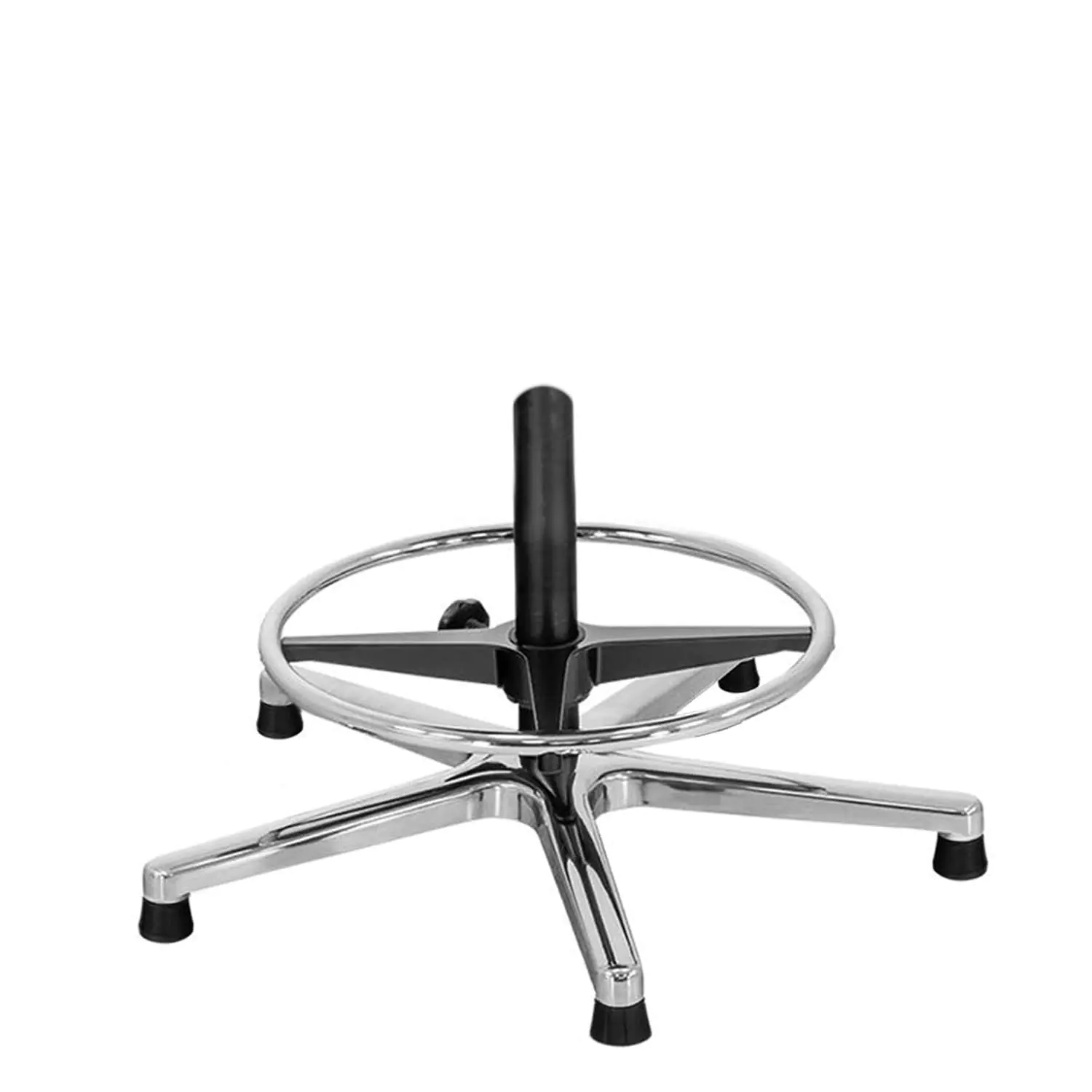 Drehstuhl mit Gaslift, Standfüße, mit Sitzpolster, HV2 - Sitzhöhe:  41-56 cm aus der Kategorie Kunststoffstühle